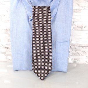 CZDYUF Blue Geometric Fashion Tie Business Style 100% Silk Men 8.5